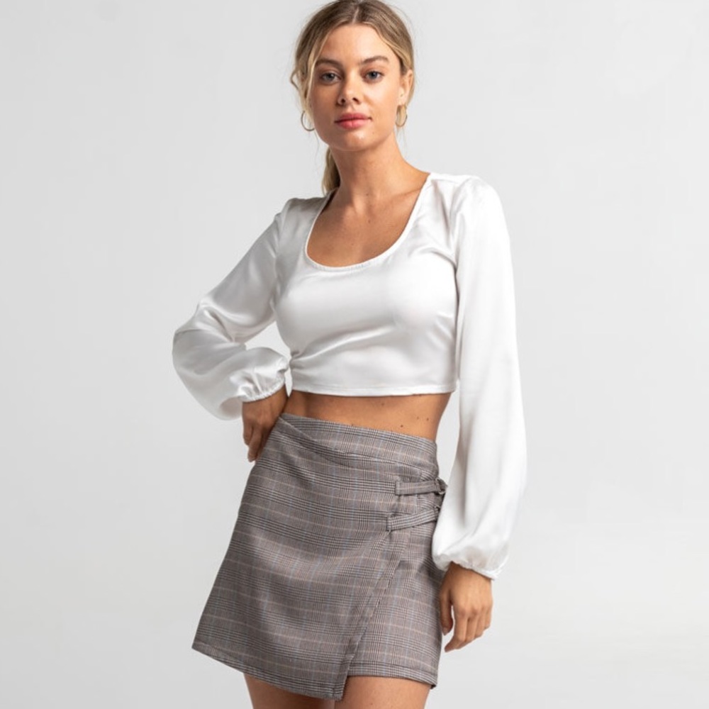 NWT West of Melrose Tie Back Blouse